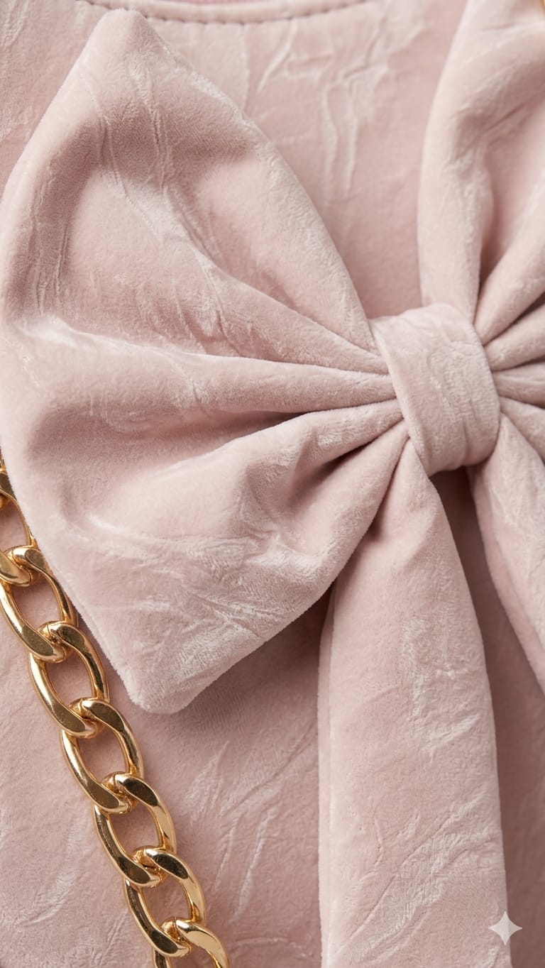 Blush Belle Bow Shoulder Bag
